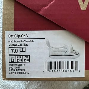 Vans toddler size 7 slip on